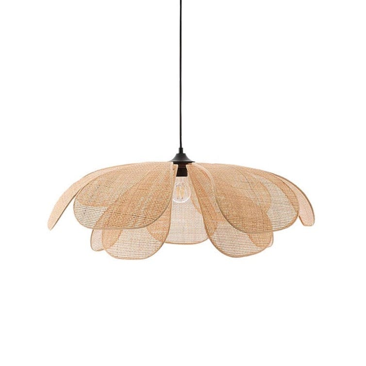 rattan chandelier